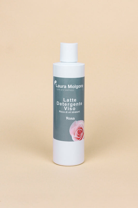 LATTE DETERGENTE VISO ALLA ROSA