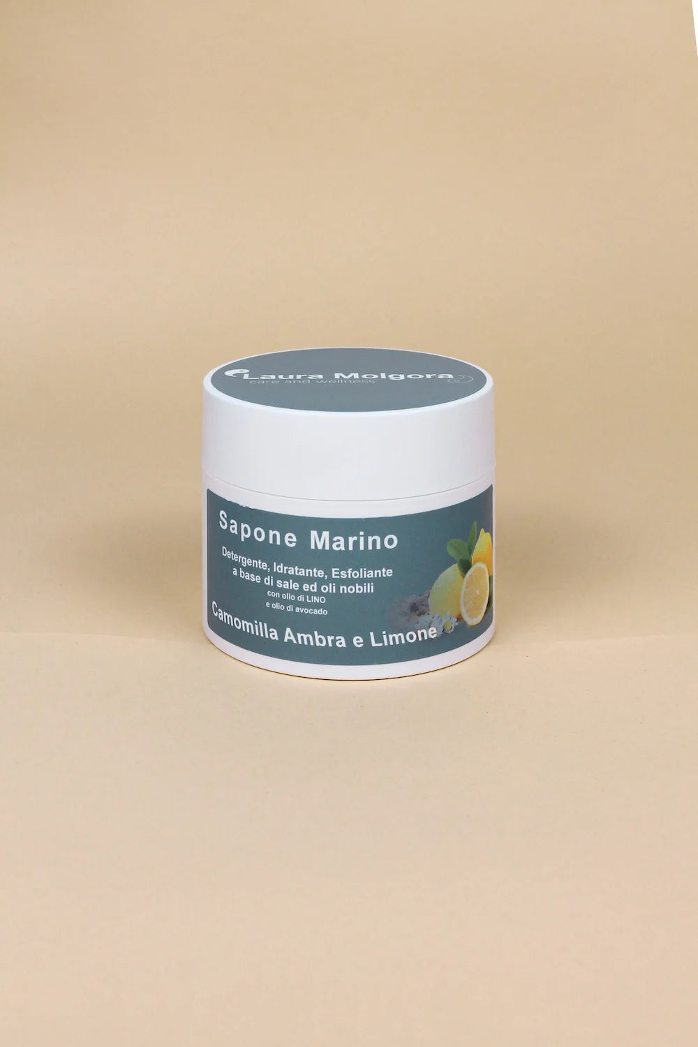 SAPONE MARINO CAMOMILLA AMBRA E CEDRO