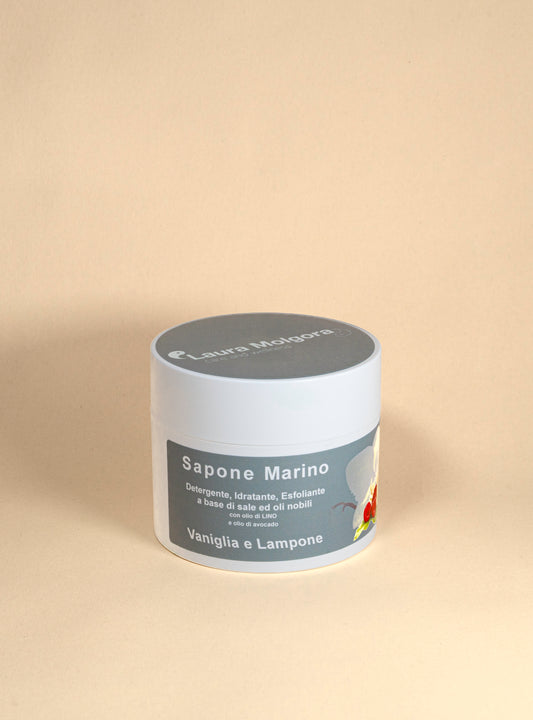 SAPONE MARINO VANIGLIA E LAMPONE